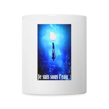 Ich bin unter Wasser - Tasse - Weiß - Vorne