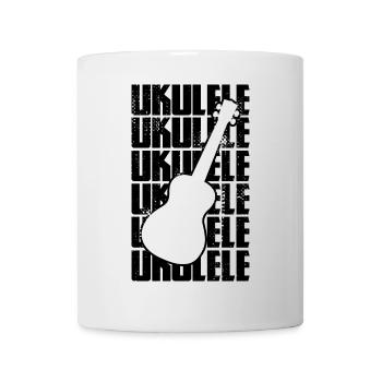 Ukulele Music - Mug - white - Front