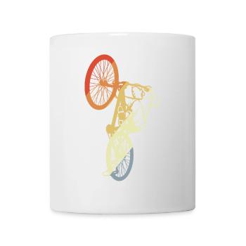 Vintage BMX rider - Mug - white - Front