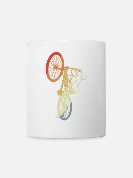 Rider de BMX vintage - Mug blanc - blanc