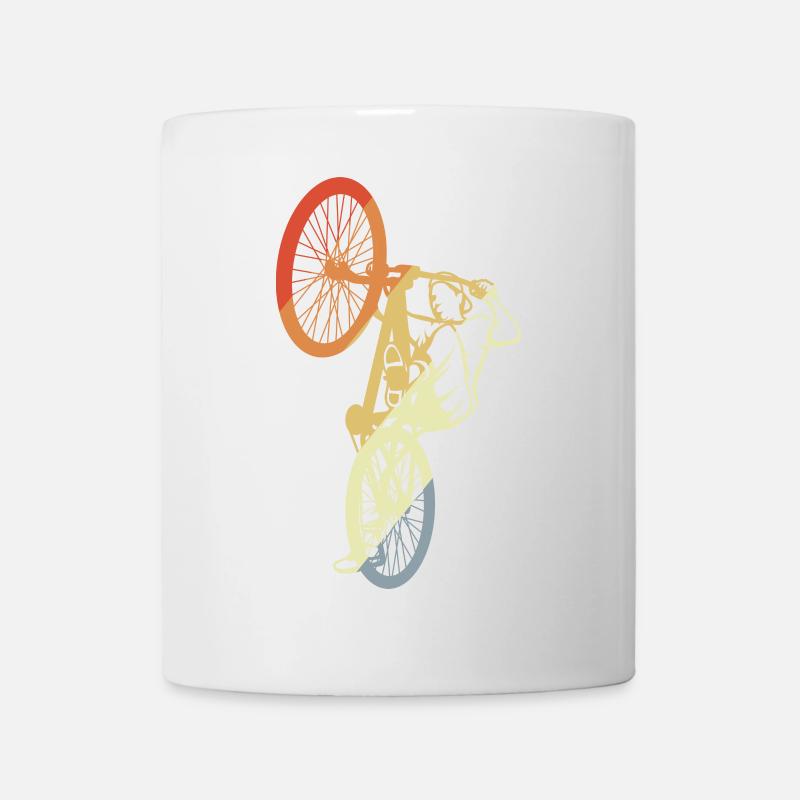 Vintage BMX rider - Mug - white