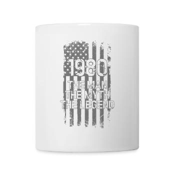 Légende des années 1980 : L’Homme Le Mythe - Mug blanc - blanc - Devant