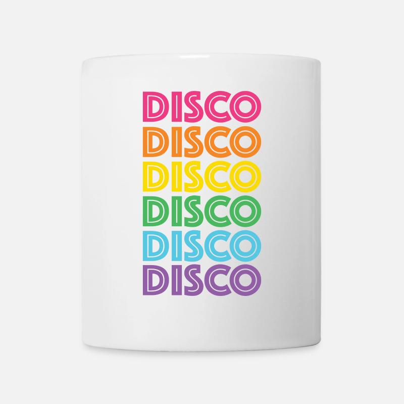 LGBTQ-Retro-Disco - Tasse - Weiß