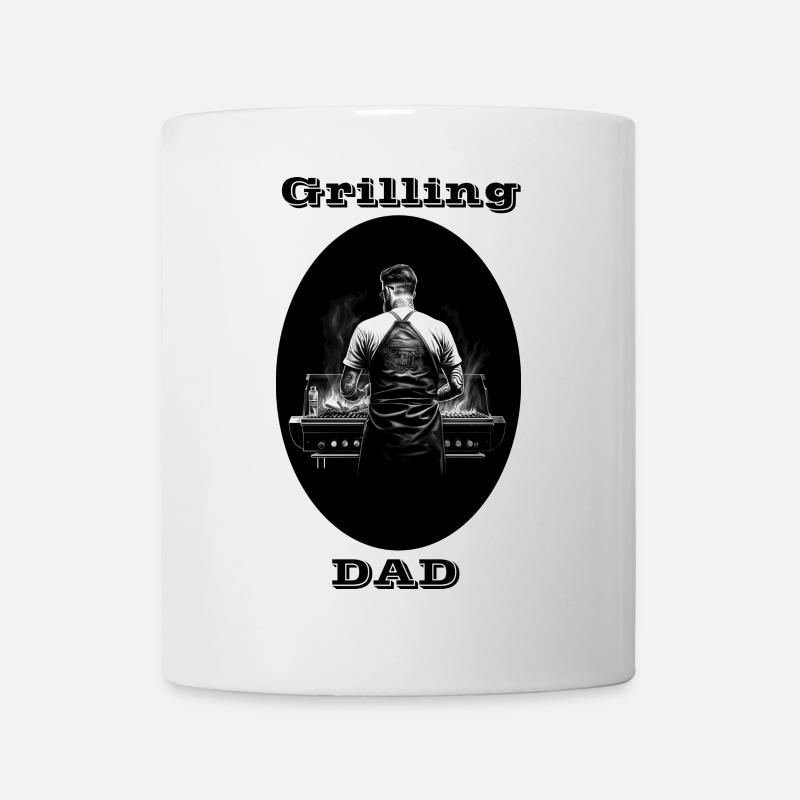 Grilling Dad - Tasse - Weiß
