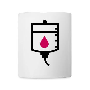 Traitement de thérapie du médecin goutte à goutte - Mug blanc - blanc - Devant