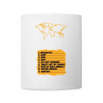 Cartography design - Mug - white - Front