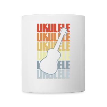 Vintage Ukulele - Mug - white - Front