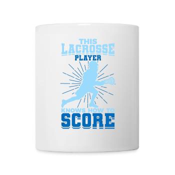 Garçon jouant à la crosse - Mug blanc - blanc - Devant