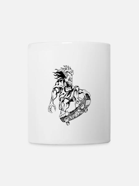 Schlittschuh - Tasse - Weiß