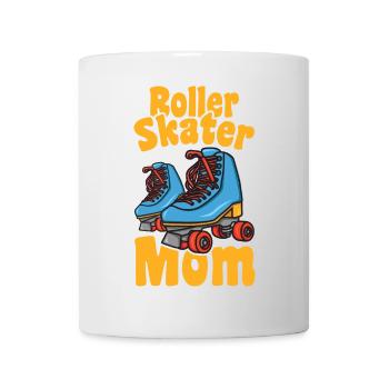 Rollschuh Mama - Tasse - Weiß - Vorne