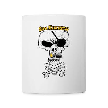 SAN ESCOBAR - Drapeau pirate / Crâne - Mug blanc - blanc - Devant