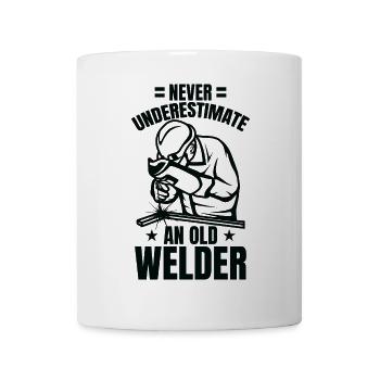 Grand-père soudeur - Mug blanc - blanc - Devant