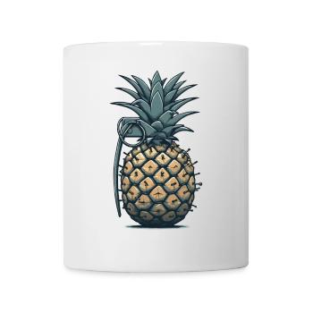 Pineapple Grenade Ring Attachments - Mug - white - Front