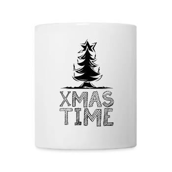 xmas Christmas Tree Christmas Time Christmas Star - Mug - white - Front