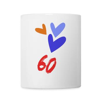 ANNIVERSARY. HAPPY BIRTHDAY. HAPPY BIRTHDAY. - Mug - white - Front