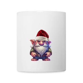 Joyeux Noël Gnomes je déteste Noël - Mug blanc - blanc - Devant