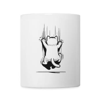 katze scratch catlove lustige tiere - Tasse - Weiß - Vorne