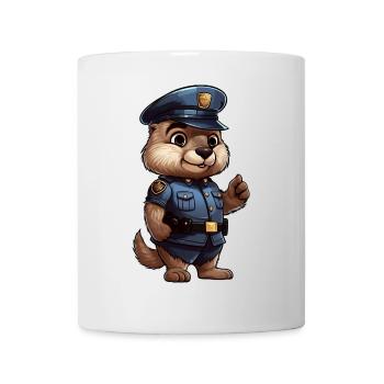 Groundhog Policewoman - Mug - white - Front
