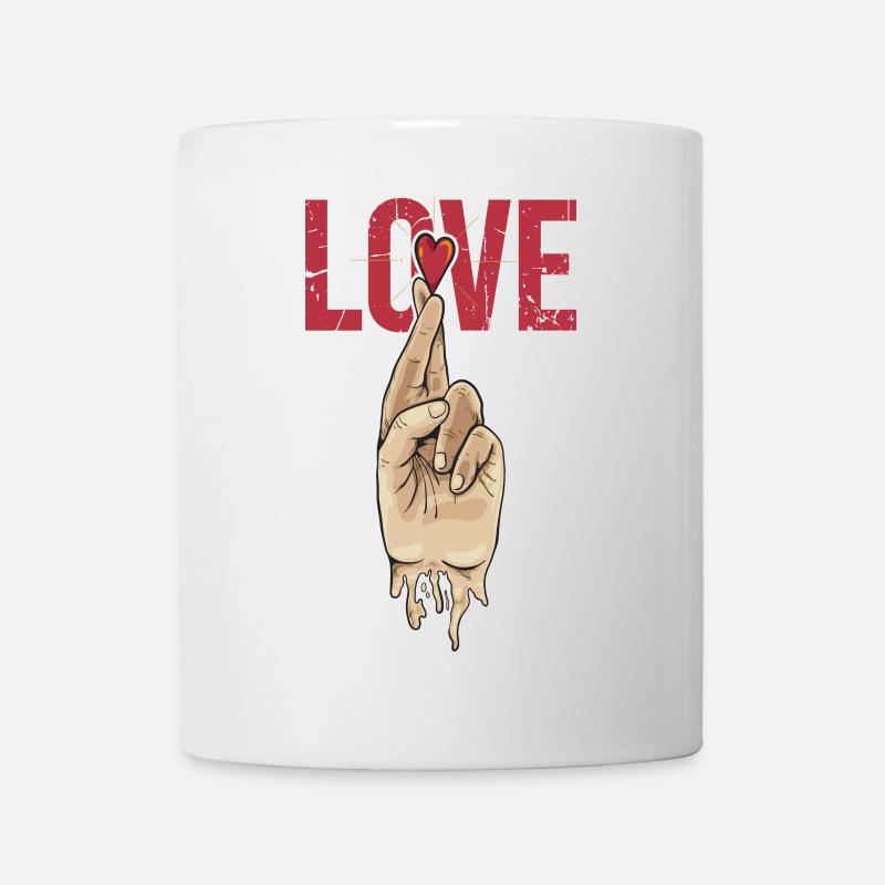 Zeichen der Liebe - Tasse - Weiß