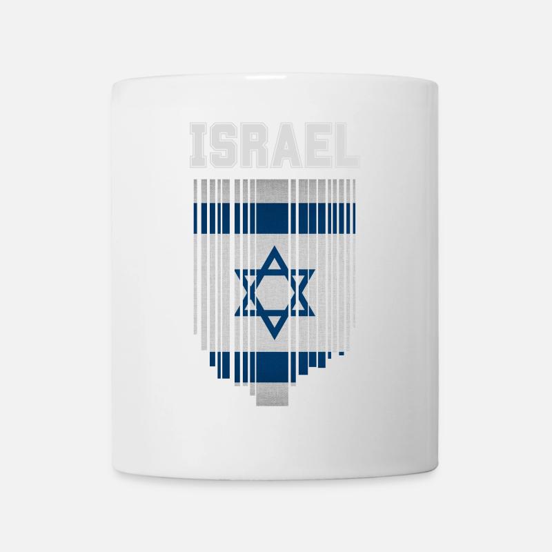 Drapeau d’Israël, fierté israélienne - Mug blanc - blanc