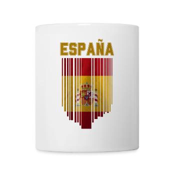 Flagge Spaniens, spanischer Stolz - Tasse - Weiß - Vorne