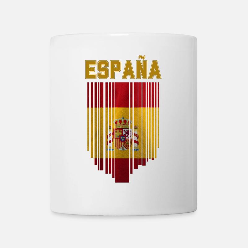 Drapeau de l’Espagne, fierté espagnole - Mug blanc - blanc