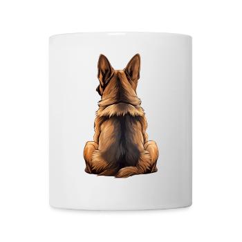 Berger allemand - Mug blanc - blanc - Devant