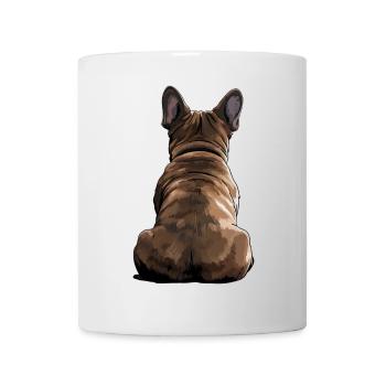 Bouledogue français - Mug blanc - blanc - Devant