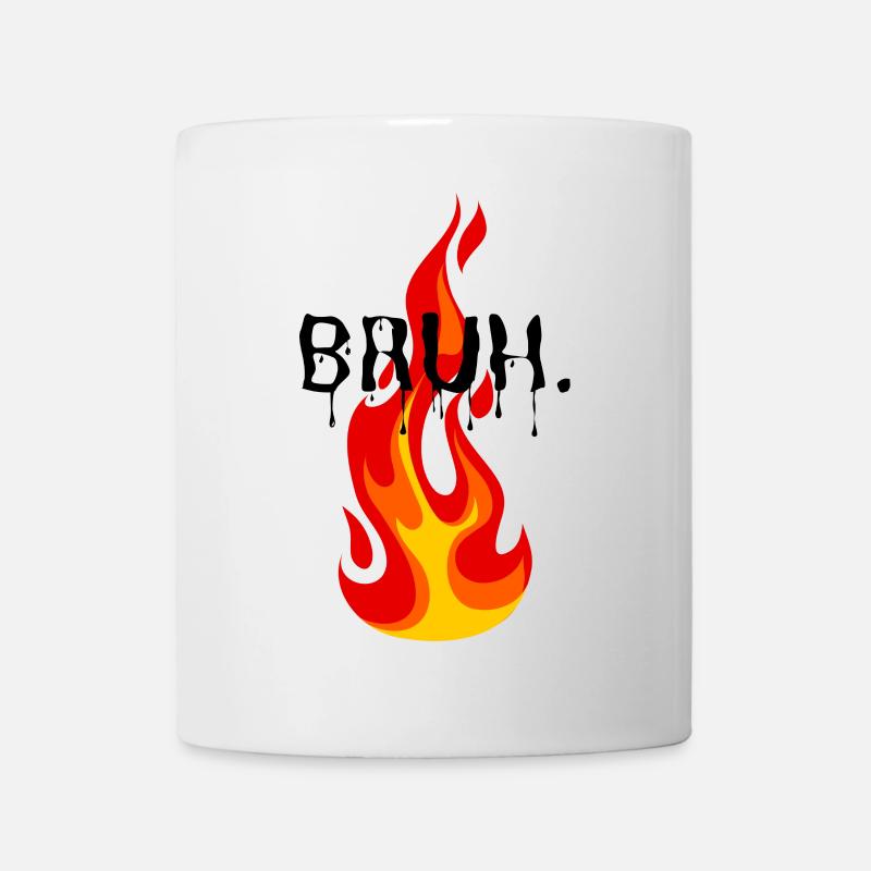 Flamme Vibrante pour Tenues Dynamiques - Mug blanc - blanc