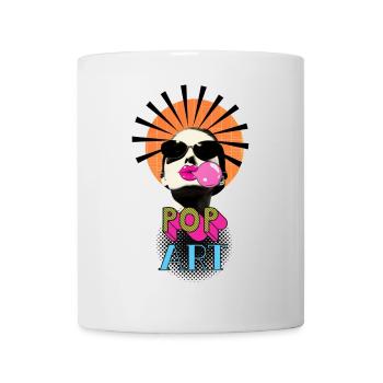 Pop Art Woman - Mug - white - Front