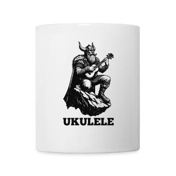 Ukulele Wikinger Musik Geschenk - Tasse - Weiß - Vorne