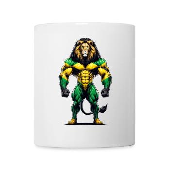 Jamaica lion reggae music - Mug - white - Front