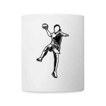 Filles de handball - Mug blanc - blanc - Devant