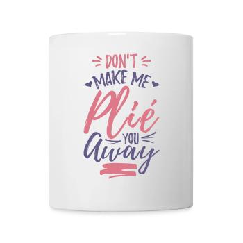 Lustiger Ballett Witz - Tasse - Weiß - Vorne
