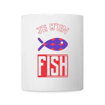 JE M'EN FISH - Mug blanc - blanc - Devant