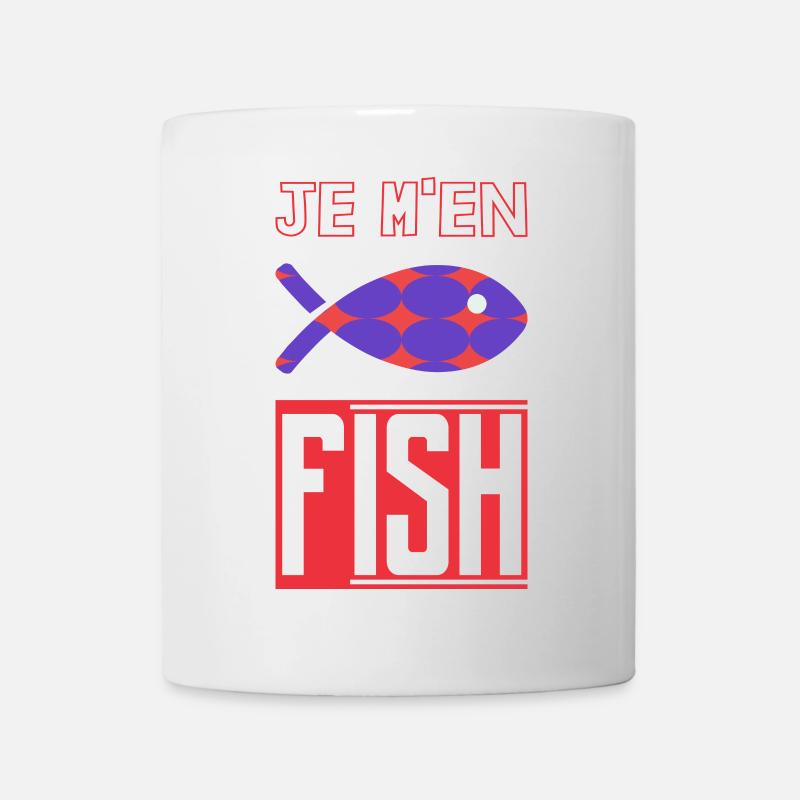 HUMOUR. POISSON. SARDINE. POISSON D'AVRIL - Mug blanc - blanc