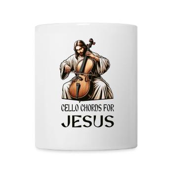 Accords de violoncelle pour Jesus Christian God - Mug blanc - blanc - Devant