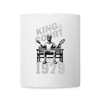Tennis Shirt Männer 45. Geburtstag Jubiläum 1979 - Tasse - Weiß - Vorne