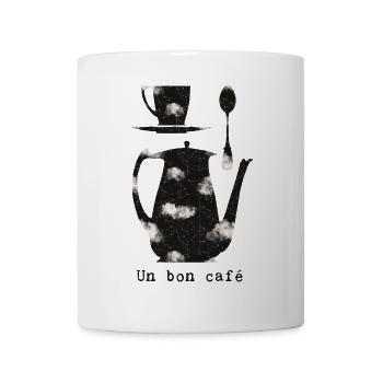 A Good Coffee – Stars and Clouds - Mug - white - Front