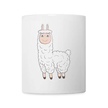 An adorable Llama - Mug - white - Front