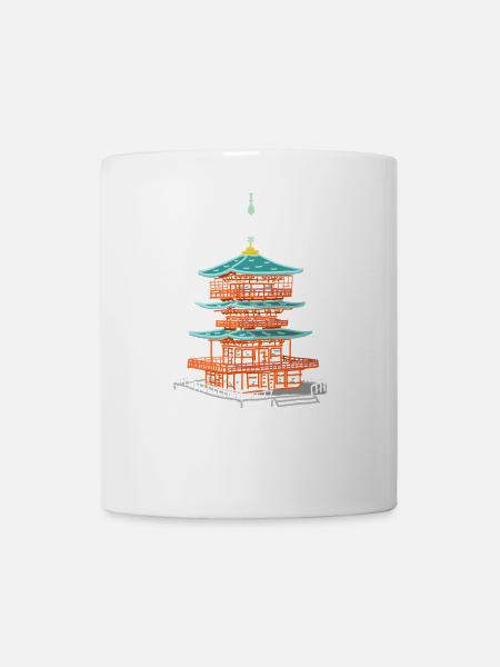 Japan, Seiganti-ji Pagode, Welterbe Zeichnung - Tasse - Weiß