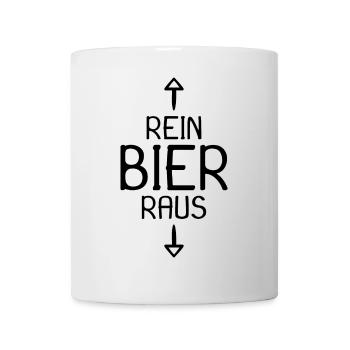 Bier Spruch Lustig Party - Tasse - Weiß - Vorne