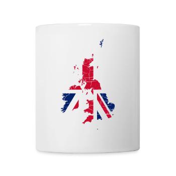 United Kingdom Flag Landscape England - Tasse - Weiß - Vorne