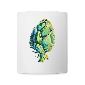 Artischocke solo - Tasse - Weiß - Vorne
