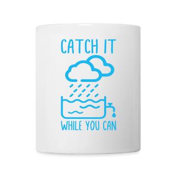 Catch it while you can Bathtub - Mug - white - Front