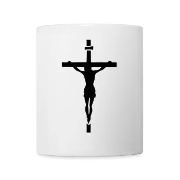 Croix de jesus - Mug blanc - blanc - Devant