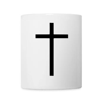 Croix jesus - Mug blanc - blanc - Devant