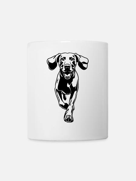 Weimaraner - Tasse - Weiß