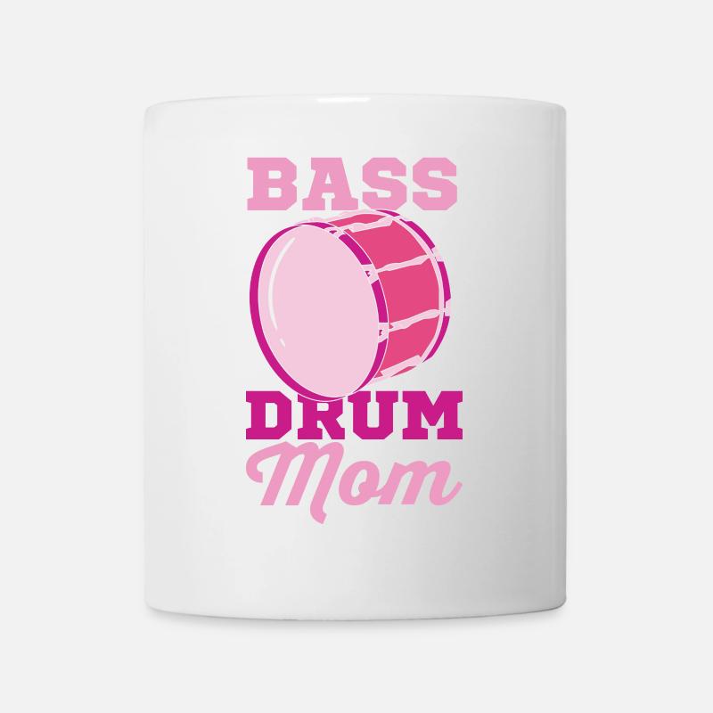 Große Trommel Mama - Tasse - Weiß