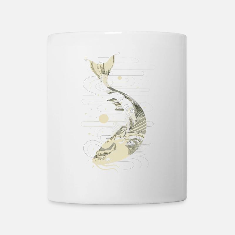 Fisch Grafik - Tasse - Weiß